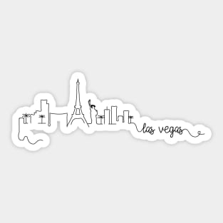 Las Vegas City Signature Sticker